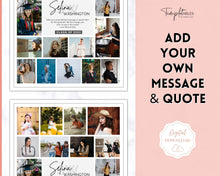 Load image into Gallery viewer, Yearbook Ad Template for Senior & High School Graduation | FULL Page School Yearbook | Style 6