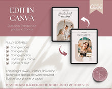 Load image into Gallery viewer, Bachelorette Itinerary Template | eBook Itinerary for Weekend Girls Trip away for hen party's & bachelorettes!