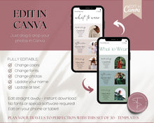 Load image into Gallery viewer, MOBILE Travel Itinerary Template | Create Your Travel Guide Itinerary for Weekend Trips, Birthdays, Girls Trips with Canva