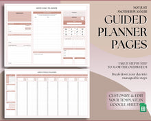 Load image into Gallery viewer, ADHD Planner Spreadsheet for Neurodivergent Adults | Google Sheets Daily & Weekly Planner, Symptom Tracker, Brain Dump & To Do Lists | Nude