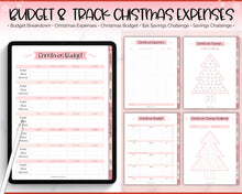 Load image into Gallery viewer, 2024 Digital Christmas Planner | Xmas Holiday Checklist, Shopping List, To Do List for GoodNotes & iPad | Pink