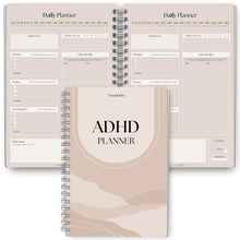 Load image into Gallery viewer, ADHD Daily Planner for Neurodivergent Adults - Productivity Daily Planner & Task Management to Stay Organized and Focused | A5 Lux