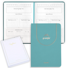 Load image into Gallery viewer, Luxury Gratitude Journal – Daily Mindfulness & Self-Care Notebook with Premium Leather Cover