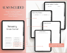 Load image into Gallery viewer, Digital Dream Journal for GoodNotes & iPad | Digital Dream Diary, Dream Analysis, Dream Interpretation & Sleep Tracker