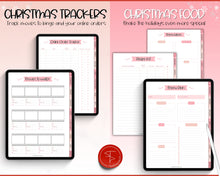 Load image into Gallery viewer, 2024 Digital Christmas Planner | Xmas Holiday Checklist, Shopping List, To Do List for GoodNotes & iPad | Pink