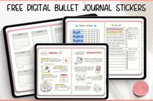 Load image into Gallery viewer, FREE Digital Bullet Journaling Stickers