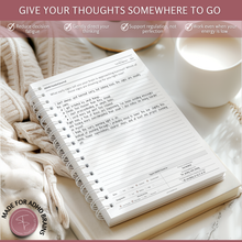 Load image into Gallery viewer, ADHD Guided Journal – Undated Reflection & Mental Health Journal for Adults | Designed for ADHD Brains