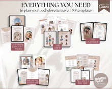 Load image into Gallery viewer, Bachelorette Itinerary Template | eBook Itinerary for Weekend Girls Trip away for hen party's & bachelorettes!