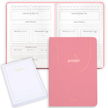 Load image into Gallery viewer, Luxury Gratitude Journal – Daily Mindfulness & Self-Care Notebook with Premium Leather Cover