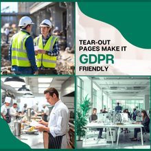 Load image into Gallery viewer, Accident Report Desk Pad – 50 Page GDPR Compliant Workplace Accident Book | Health & Safety Incident Reporting Pad | A5