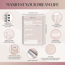 Load image into Gallery viewer, Manifestation Journal | Law of Attraction Daily Planner to Manifest your Dream Life | A5 Lux