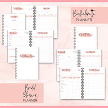 Load image into Gallery viewer, Maid of Honor Planner – Wedding Planning Organizer for Bridesmaids | Bachelorette & Bridal Shower | Matron of Honor, 120gsm Premium Paper, Soft Touch Cover | Wedding Checklists & More | A5 Pink