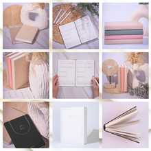 Load image into Gallery viewer, ADHD Daily Planner for Neurodivergent Adults – Premium Leather Productivity & Task Management Planner with Guided Focus Pages, 170gsm Paper, Gold Foiling & Gift Box – Undated | A5