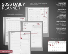 Load image into Gallery viewer, ALL ACCESS template pack for the reMarkable 2 | 2026 Daily Planner, Digital To Do List, Meeting Minutes, Journal & Notebook, Calendar, Tasks