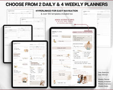 Load image into Gallery viewer, All Access Digital Planner BUNDLE! 15+ GoodNotes Planners | 2025 Daily Weekly Planner | Undated | Perfect for Student, Notebook, Fitness, Travel, Budget, iPad & ADHD | Mono