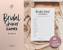 Load image into Gallery viewer, 40+ Bridal Shower Games Bundle for Weddings & Bachelorette Parties