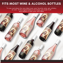 Load image into Gallery viewer, Funny Wine Label – “This Used to Be Water” Jesus Design | Pack of 2 – 4x6 Inch Self-Adhesive Bottle Stickers for Christmas, Parties & Gag Gifts – Fits Most Wine & Alcohol Bottles