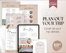 Load image into Gallery viewer, Bachelorette Itinerary Template | eBook Itinerary for Weekend Girls Trip away for hen party's & bachelorettes!