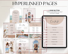 Load image into Gallery viewer, Bachelorette Itinerary Template | eBook Itinerary for Weekend Girls Trip away for hen party's & bachelorettes!