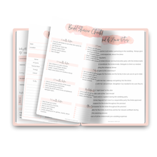 Load image into Gallery viewer, Maid of Honor Planner – Wedding Planning Organizer for Bridesmaids | Bachelorette & Bridal Shower | Matron of Honor, 120gsm Premium Paper, Soft Touch Cover | Wedding Checklists & More | A5 Pink