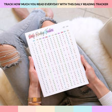 Load image into Gallery viewer, Reading Journal for Book Lovers | Log Book to Summarize, Review and Rate the Books you've Read | A5 Pastel Rainbow