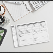Load image into Gallery viewer, Vehicle Service Schedule and Maintenance Log Book | Minimalistic Design, Premium Quality | Soft Touch Cover, 120gsm Paper | Track Services, Mileage, and Maintenance with Ease | A5