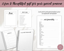 Load image into Gallery viewer, Reasons Why I Love You Scrapbook for Valentines Day | Love Journal Gift for Her & Him