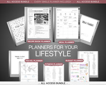 Load image into Gallery viewer, ALL ACCESS template pack for the reMarkable 2 | 2025 Daily Planner, Digital To Do List, Meeting Minutes, Journal & Notebook, Calendar, Tasks