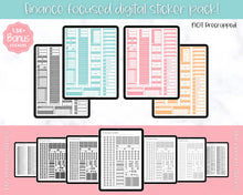 Load image into Gallery viewer, UNDATED Digital Budget Planner for GoodNotes | Digital iPad Finance Planner | Colorful Sky