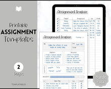 Load image into Gallery viewer, Assignment Tracker for Students | Homework & Assignment Planner | Mono