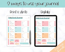 Load image into Gallery viewer, Colorful Daily Food Diary Printable |Diet & Nutrition Log, Weekly Meal Planner | Colorful Sky