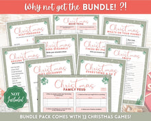 Load image into Gallery viewer, Christmas What's on Your Phone Game | Holiday Xmas Party Game Printables for the Family | Green