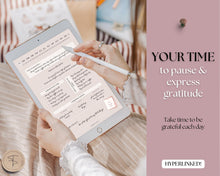 Load image into Gallery viewer, Digital Gratitude Journal for 2023 | Daily GoodNotes Mindfulness & Wellness Digital Planner | Lux