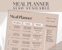 Load image into Gallery viewer, Boho Daily Food Diary Printable | Food Journal, Diet & Nutrition Log | Lux