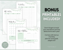 Load image into Gallery viewer, Savings Challenge Printables BUNDLE  set of 12 Saving Trackers, Cash Envelope Stuffing, A6 Budget Binder, Save Money Challenges, Mini saving