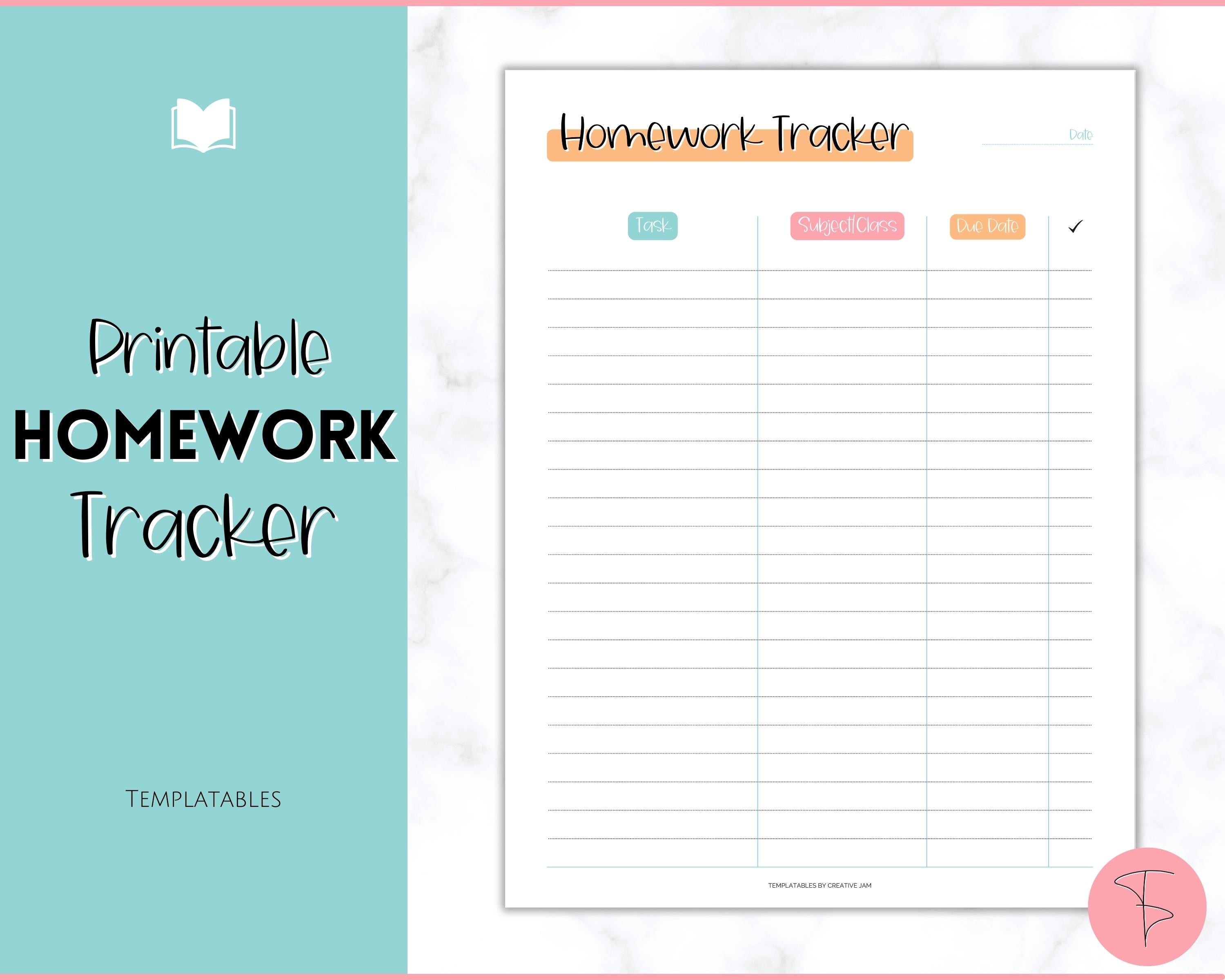 Homework Tracker & School Assignment Planner