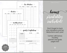 Load image into Gallery viewer, Finance Planner BUNDLE | Printable Budget Planner Templates & Spending, Expenses & Savings Trackers | Swash