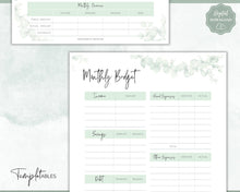 Load image into Gallery viewer, Savings Challenge Printables BUNDLE  set of 12 Saving Trackers, Cash Envelope Stuffing, A6 Budget Binder, Save Money Challenges, Mini saving