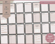 Load image into Gallery viewer, UNDATED Digital Budget Planner for GoodNotes | Digital iPad Finance Planner | Lux