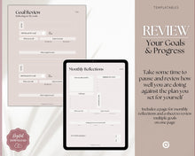 Load image into Gallery viewer, Goal Journal Printable BUNDLE | 2023 Goals Planner, SMART Goal Setting Kit, Monthly Habits, Productivity, Vision Board | Lux