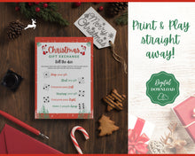 Load image into Gallery viewer, 13 CHRISTMAS GAMES BUNDLE! Holiday Game Printables! Fun Family Activity Set, Virtual Xmas Party, Kids &amp; Adults, Office, Trivia, Guess, Feud
