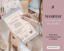 Load image into Gallery viewer, Digital Manifestation & Affirmation Journal | GoodNotes Law of Attraction, Vision Board & Mindfulness Planner | Lux