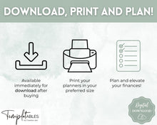 Load image into Gallery viewer, Savings Challenge Printables BUNDLE  set of 12 Saving Trackers, Cash Envelope Stuffing, A6 Budget Binder, Save Money Challenges, Mini saving