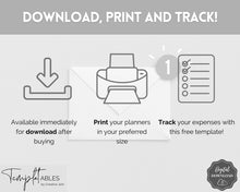 Load image into Gallery viewer, FREE - Expense Tracker Bundle | Income, Savings, Budget, Bill & Spending Tracker for Personal Finance | Mono