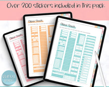 Load image into Gallery viewer, Biweekly Paycheck Budget Planner | DIGITAL GoodNotes Budget by Paycheck Planner | Zero Based Finance | Colorful Sky