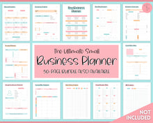 Load image into Gallery viewer, FREE - Annual Planner Printable, Annual Calendar, To Do List Printable, Undated Schedule, Productivity Template | Colorful Sky