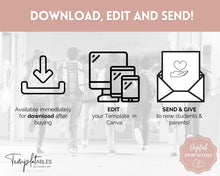 Load image into Gallery viewer, Meet the Teacher Template | Editable Introduction letter for Teachers | Brown