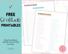Load image into Gallery viewer, FREE - Gratitude Planner Printable | Daily Gratitude Journal | Colorful Sky