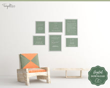 Load image into Gallery viewer, 15 Airbnb Posters! Editable Template Bundle, Wifi password Sign, Welcome Book, House Rules, Airbnb Host, Vacation Rental, Check Out Signage | Green