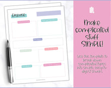 Load image into Gallery viewer, Disease Template, Nursing Patho Pathophysiology Study Guide for Students, Med Surg Brain Sheet, Disease Overview Printable | Mermaid